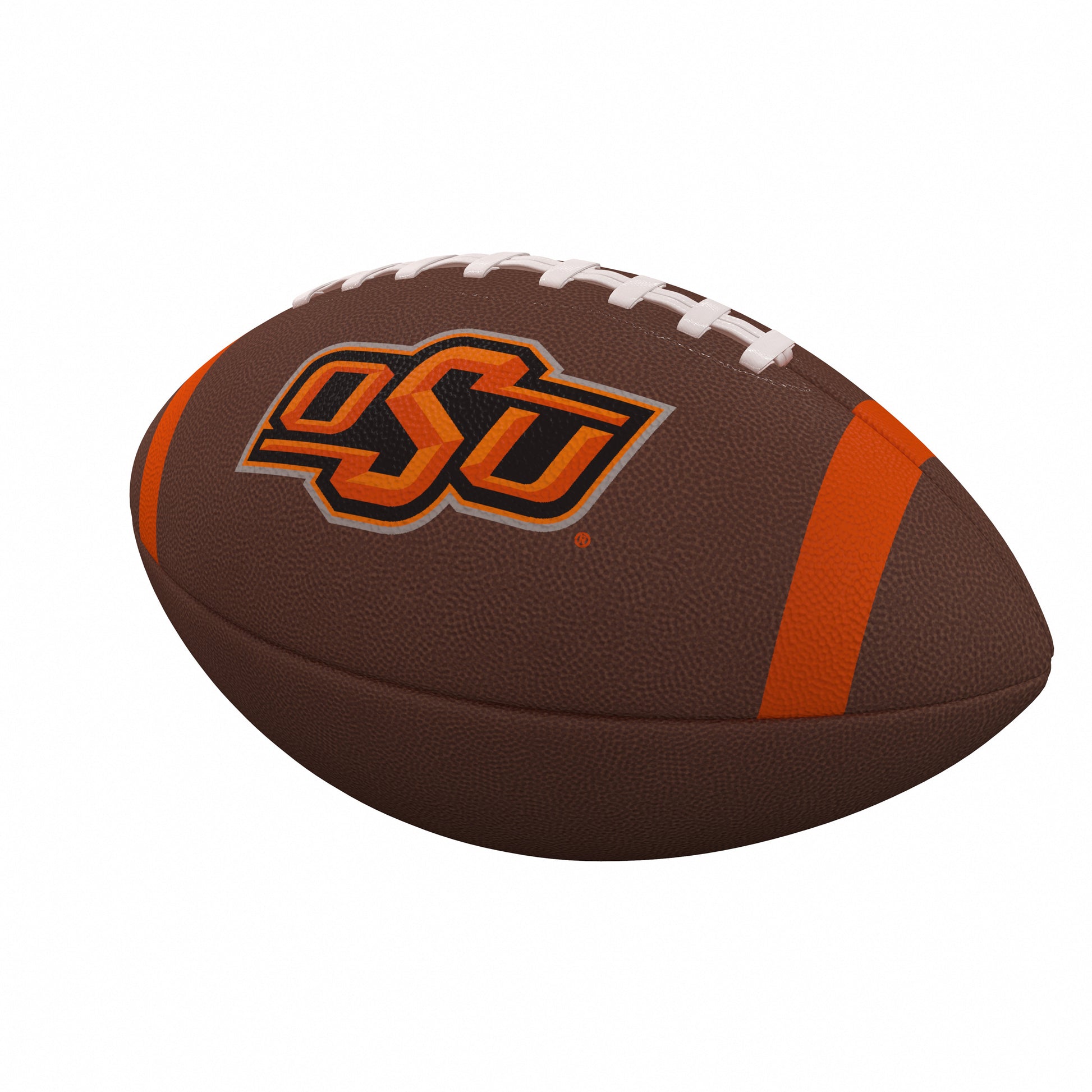 OK State Team Stripe Official-Size Composite Football