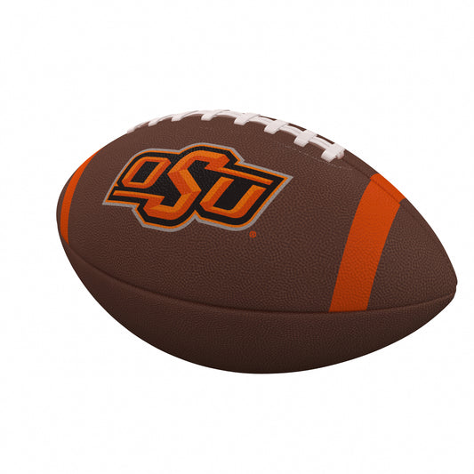 OK State Team Stripe Official-Size Composite Football