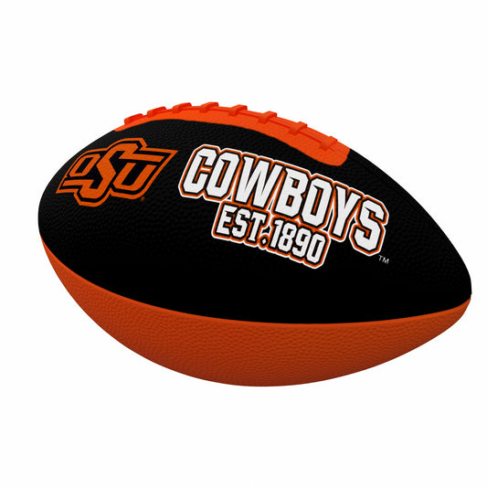 Oklahoma State University Mini Abstract Size Rubber Footballl