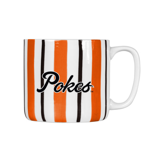 OK State 16oz Brushstroke Stripe Mug