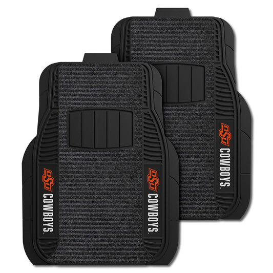 Oklahoma State University 2-pc Deluxe Car Mat Set