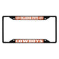 Oklahoma State University Black License Plate Frame