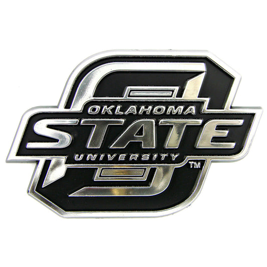 Oklahoma State University Plastic Chrome Emblem