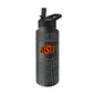 OK State 34oz Black Replay Quencher Bottle