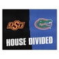 House Divided Mat - Oklahoma State / Florida
