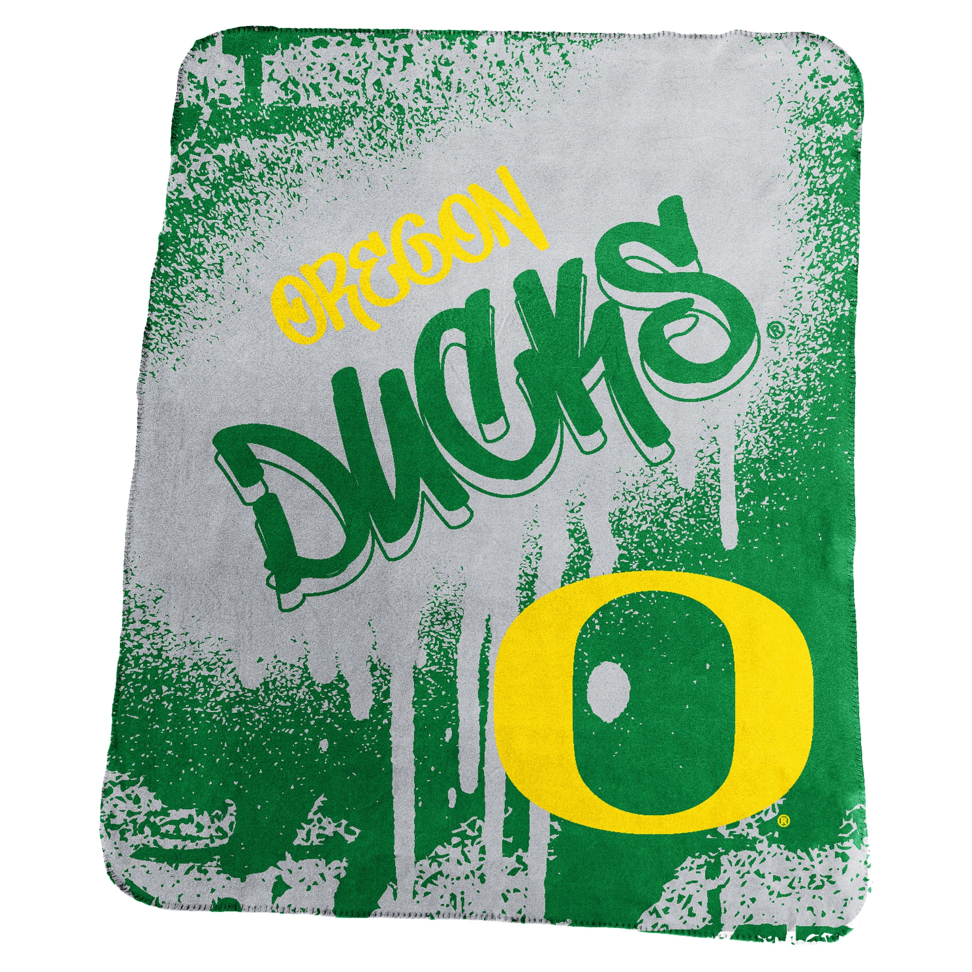 Oregon Classic Graffiti Fleece Throw