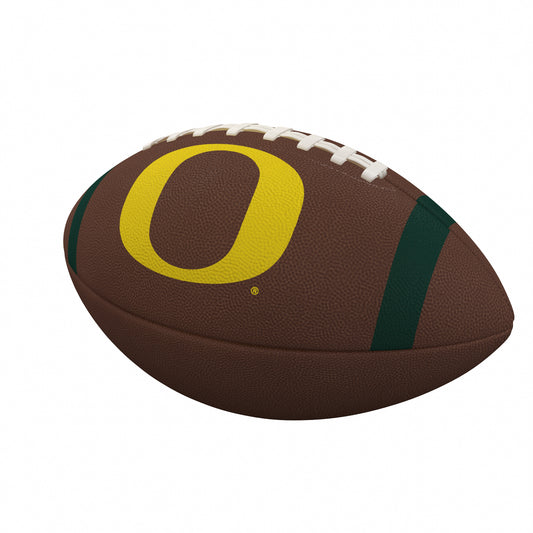 Oregon Team Stripe Official-Size Composite Football