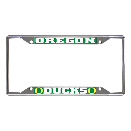 University of Oregon Chrome License Plate Frame