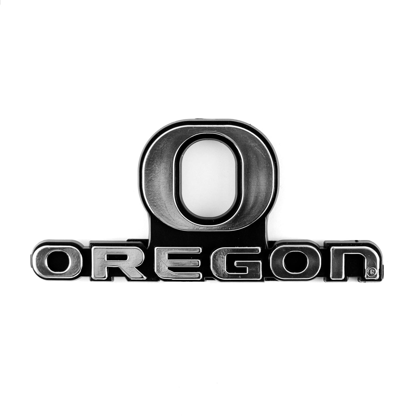 University of Oregon Plastic Chrome Emblem