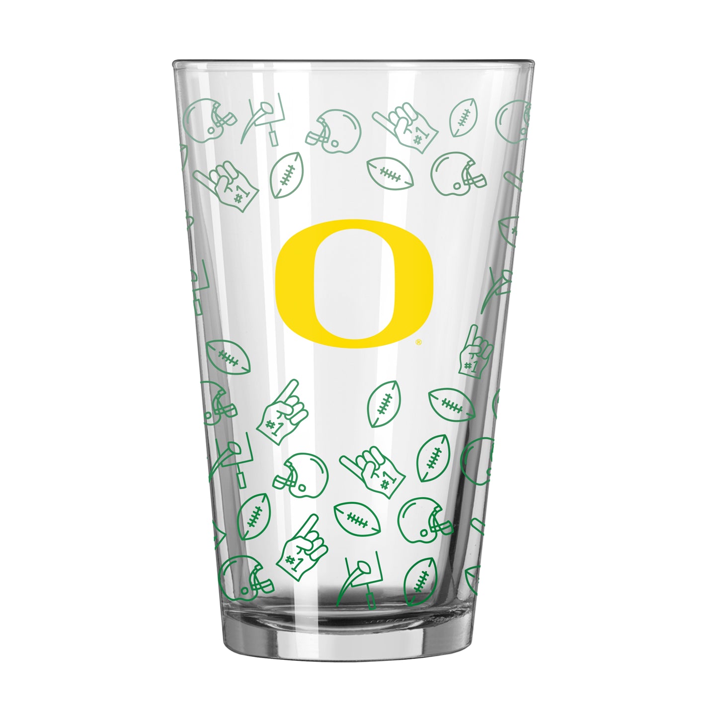 Oregon 16oz Ombre Playmaker Pint Glass