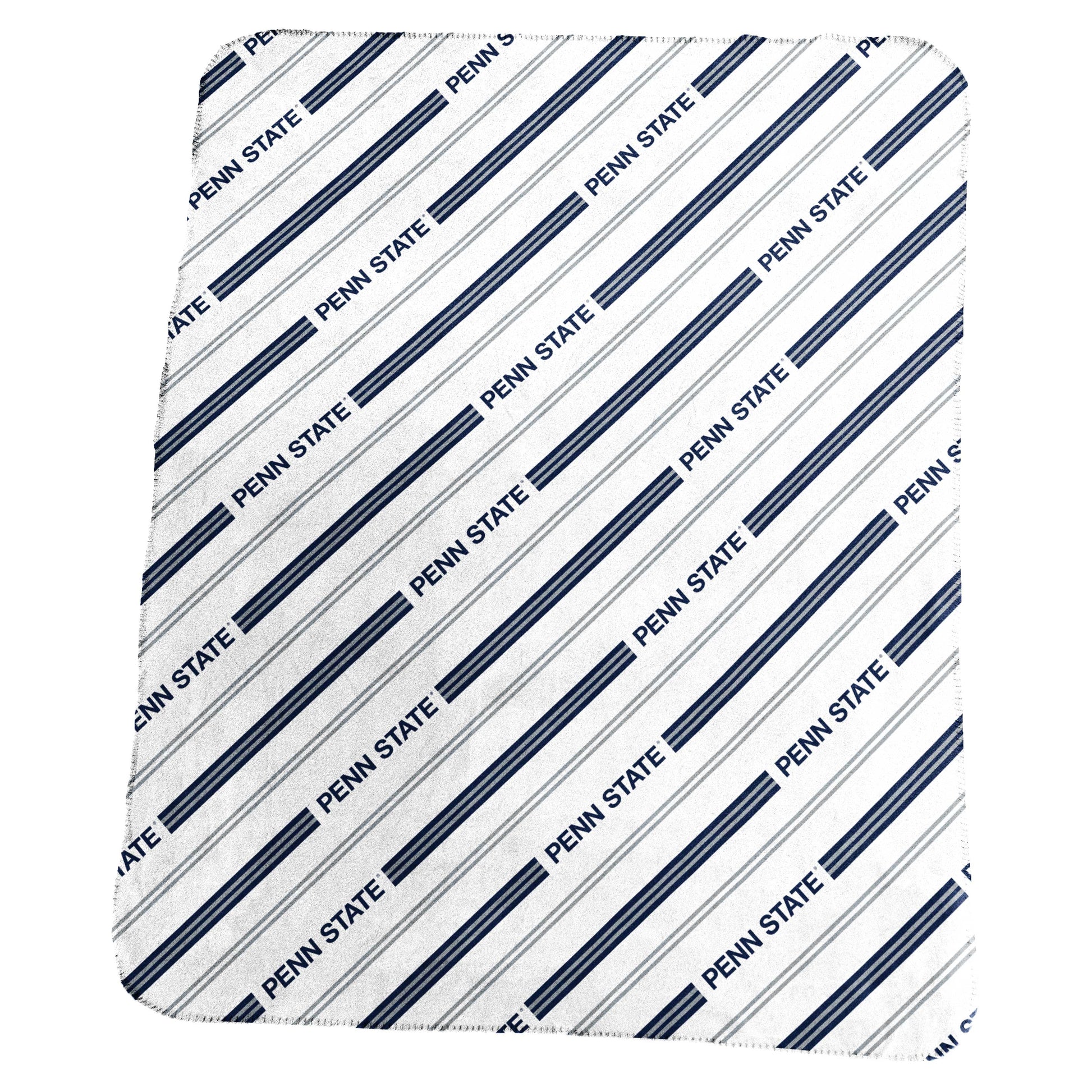 Penn State Classic Vertical Stripe Fleece Throw