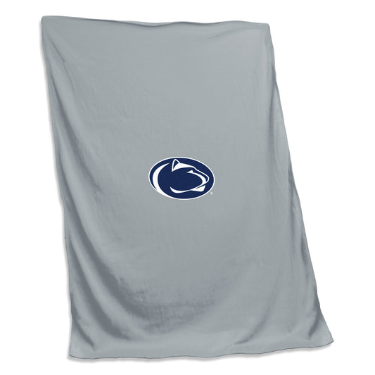 Penn State Gray Sweatshirt Blanket (Screened)