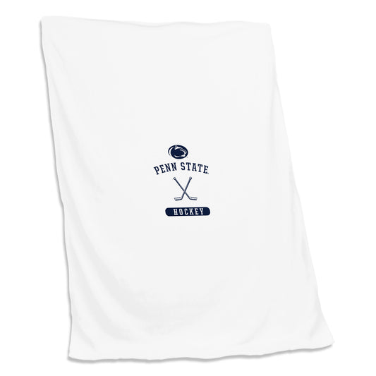 Penn State Screened Hockey Sweatshirt Blanket