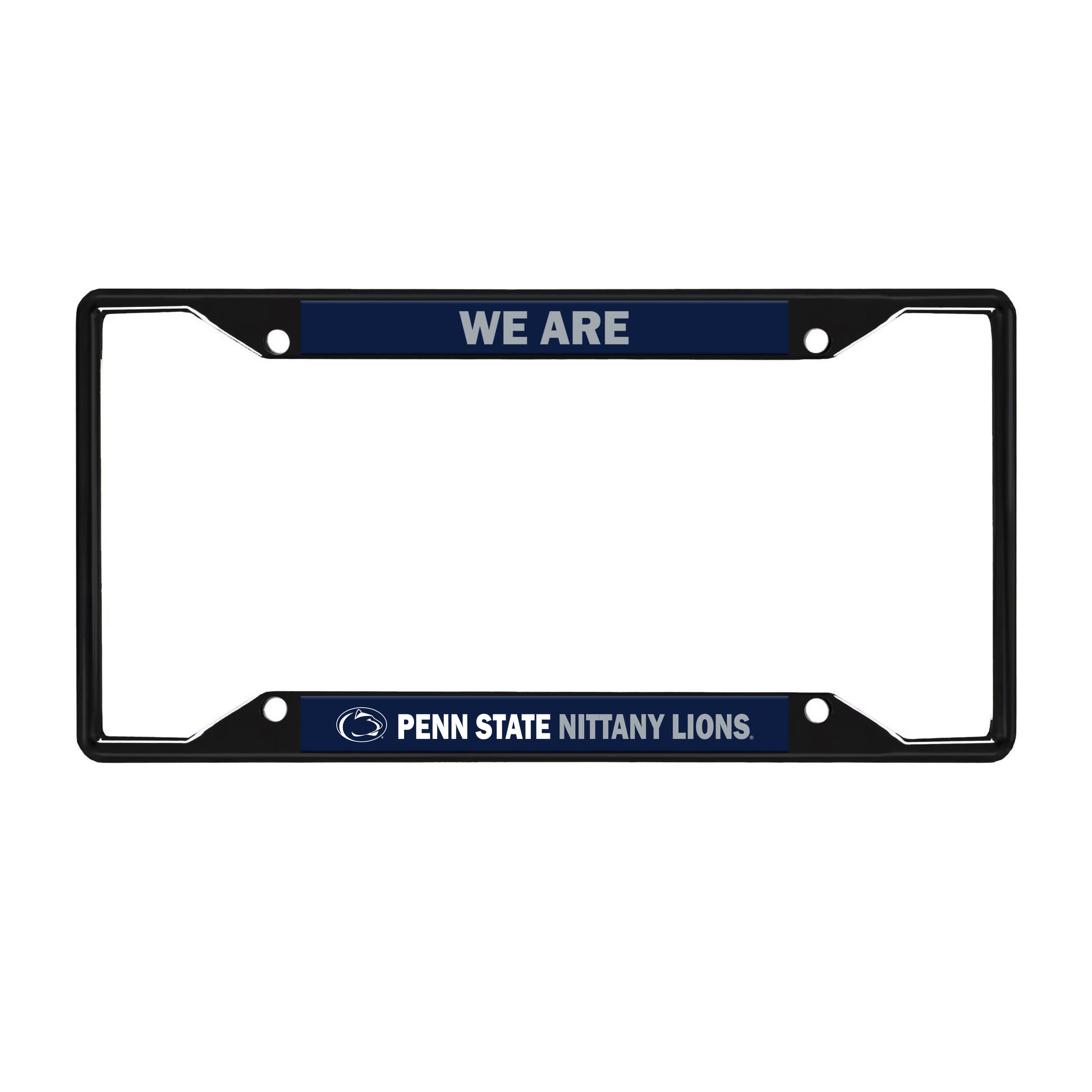 Penn State License Black Trinity Plate Frame