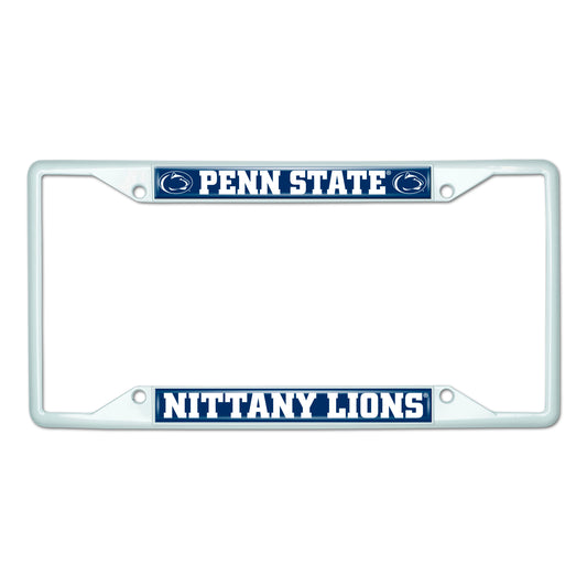 Penn State-White License Plate