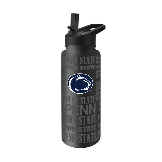 Penn State 34oz Black Replay Quencher Bottle