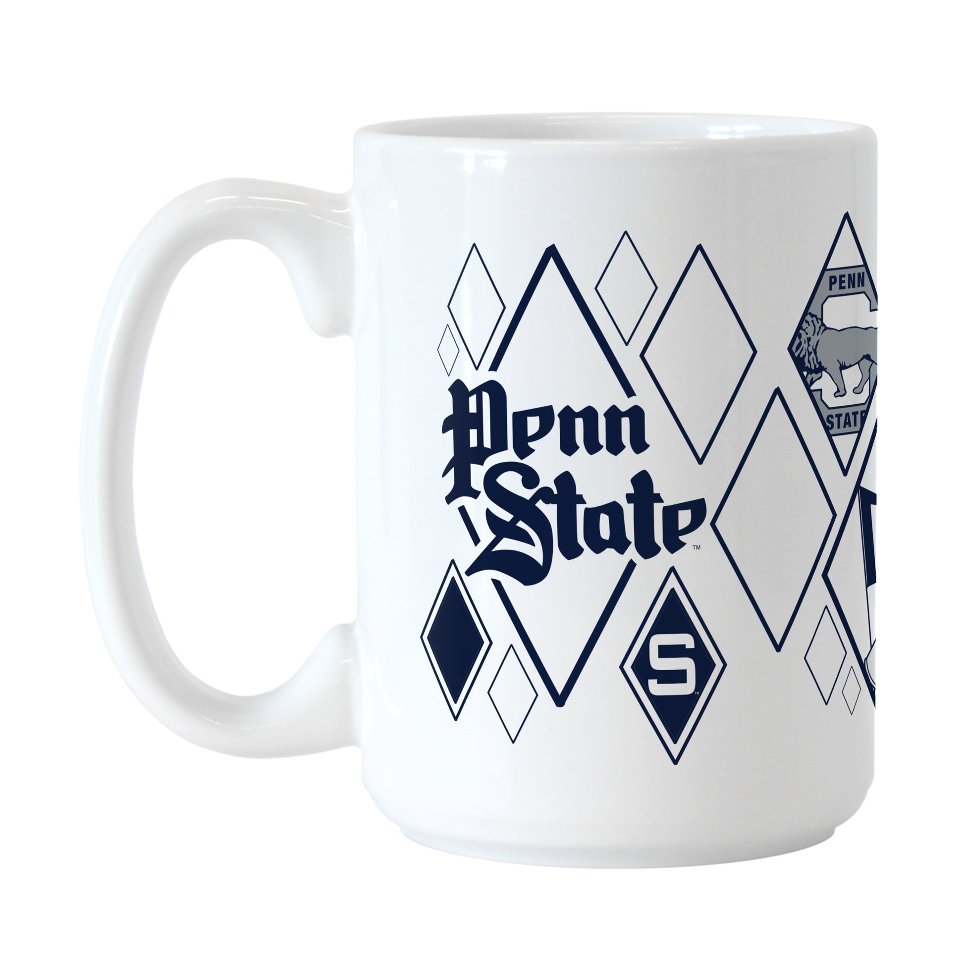 Penn State Vault 15oz Diamond Pattern Sublimated Mug