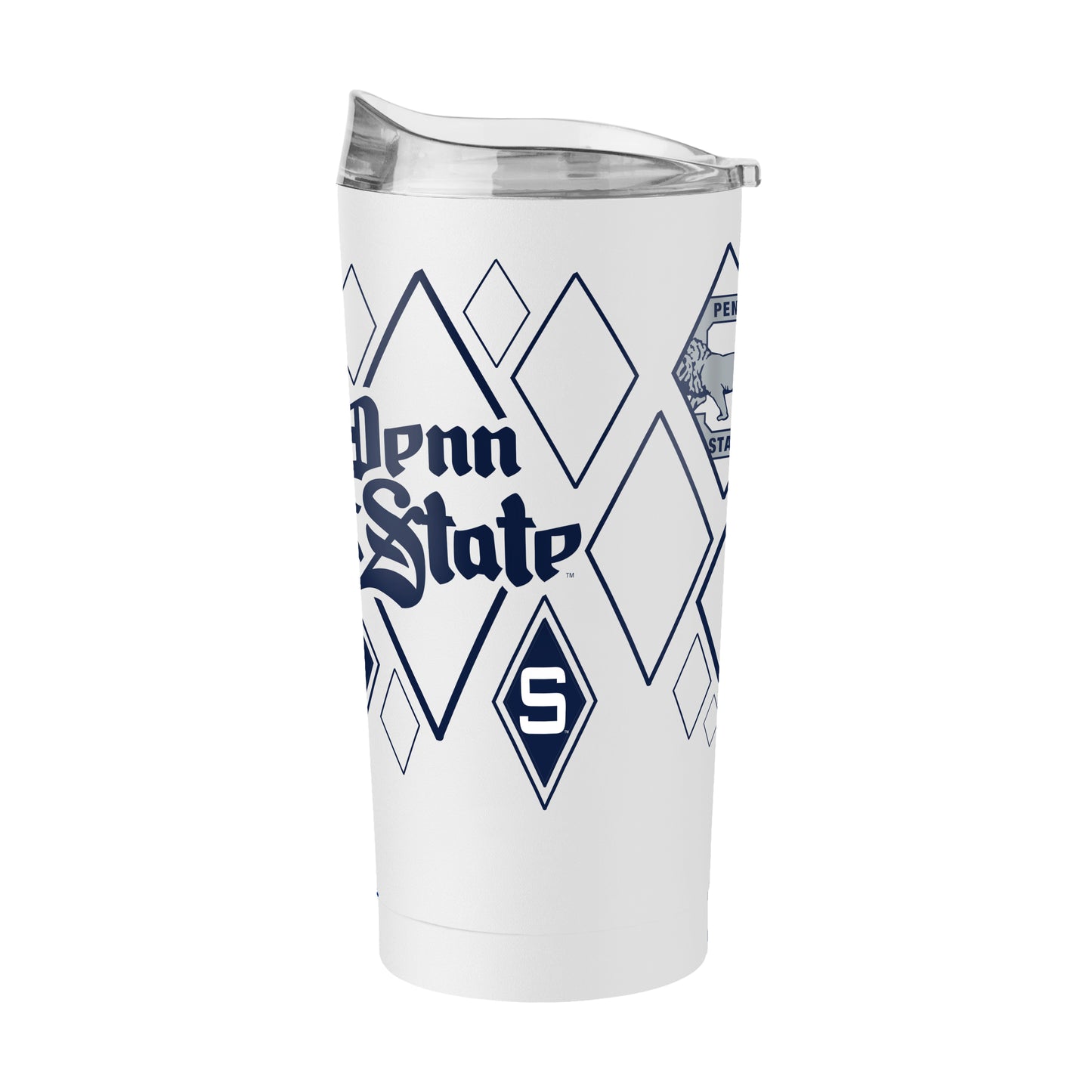 Penn State Vault 20oz Diamond Pattern Powder Coat Tumbler