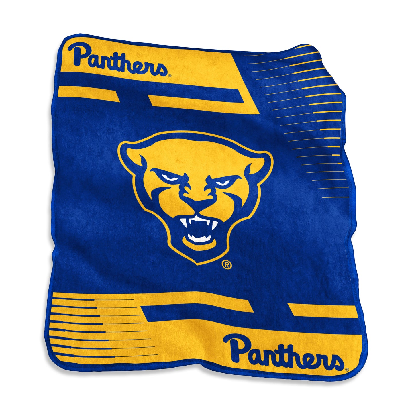 Pittsburgh Raschel Double Stripe Throw
