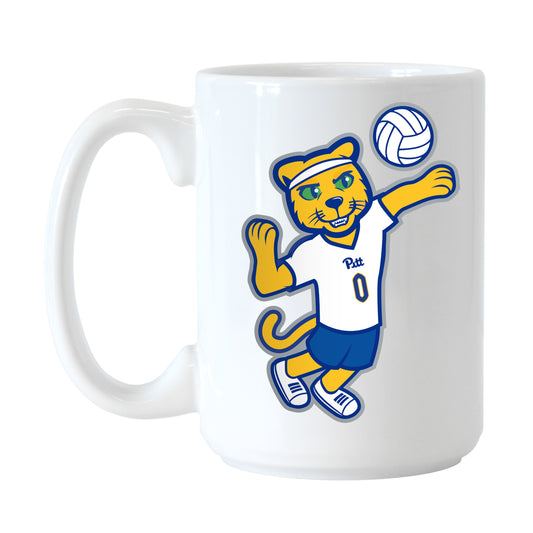Pittsburgh 15oz Volleyball Mascot Sublimated Mug
