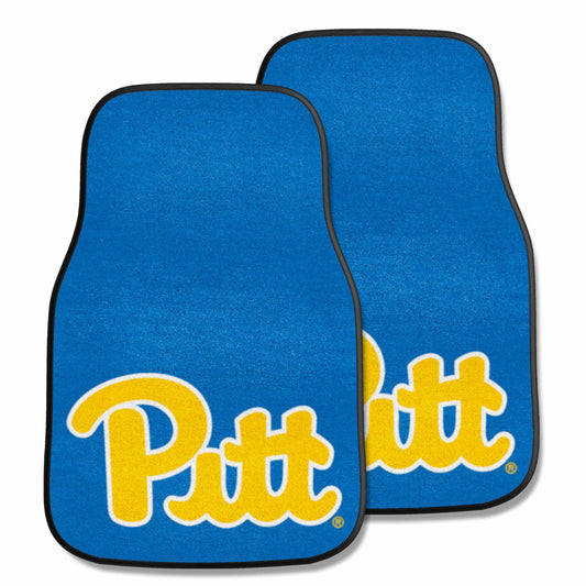 University of Pittsburgh 2-pc Carpet Car Mat Set