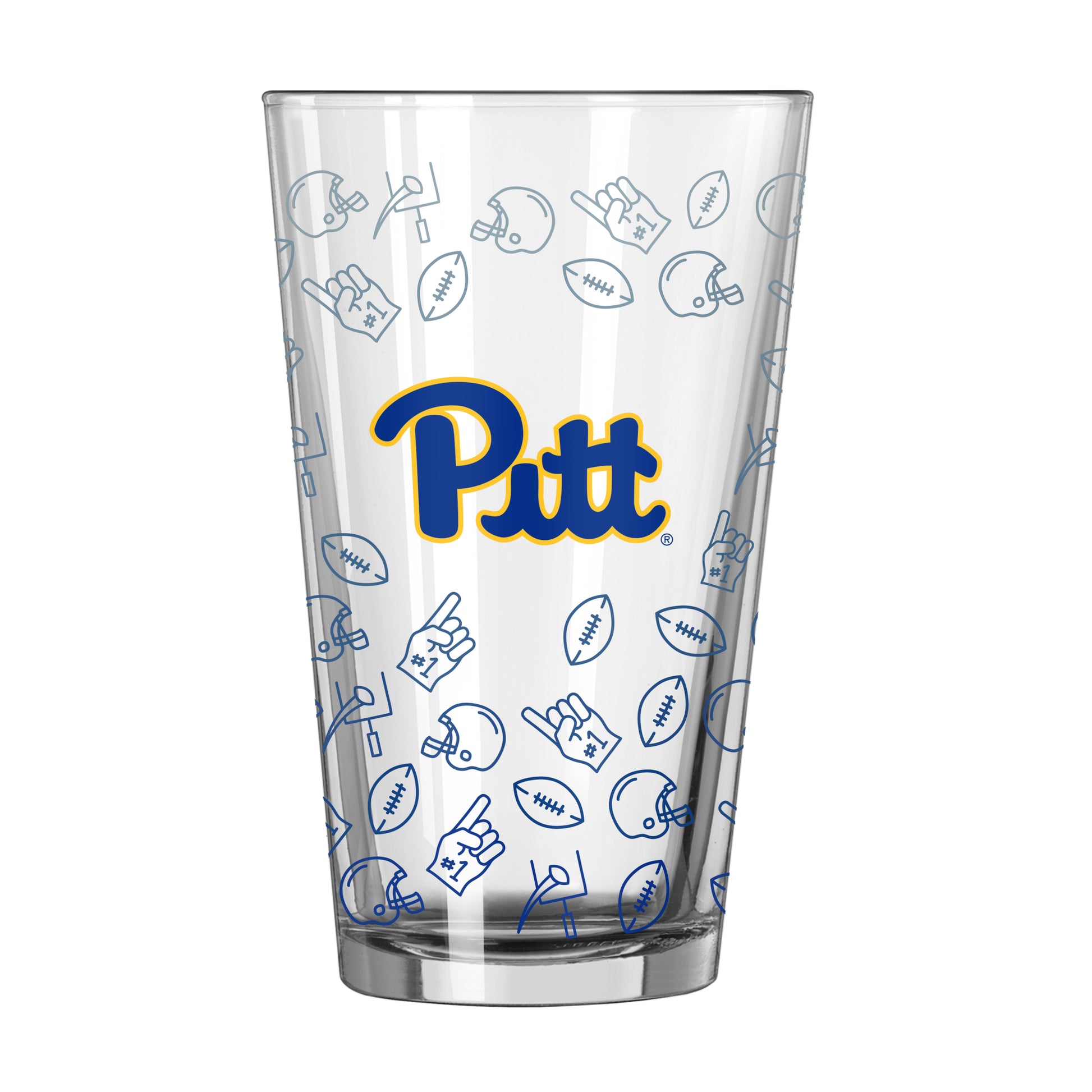 Pittsburgh 16oz Ombre Playmaker Pint Glass