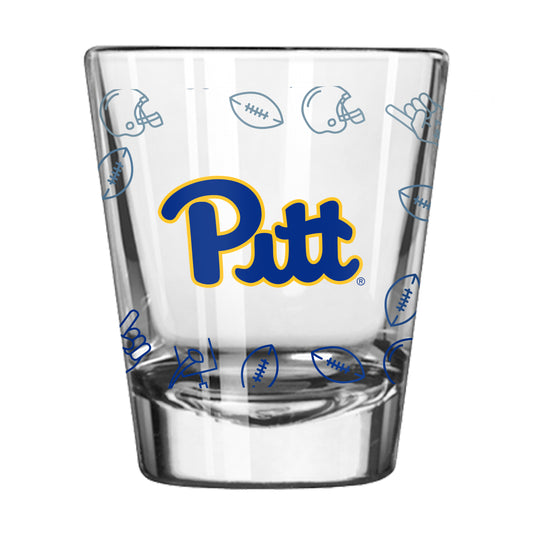 Pittsburgh 2oz Ombre Playmaker Shot Glass