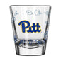 Pittsburgh 2oz Ombre Playmaker Shot Glass