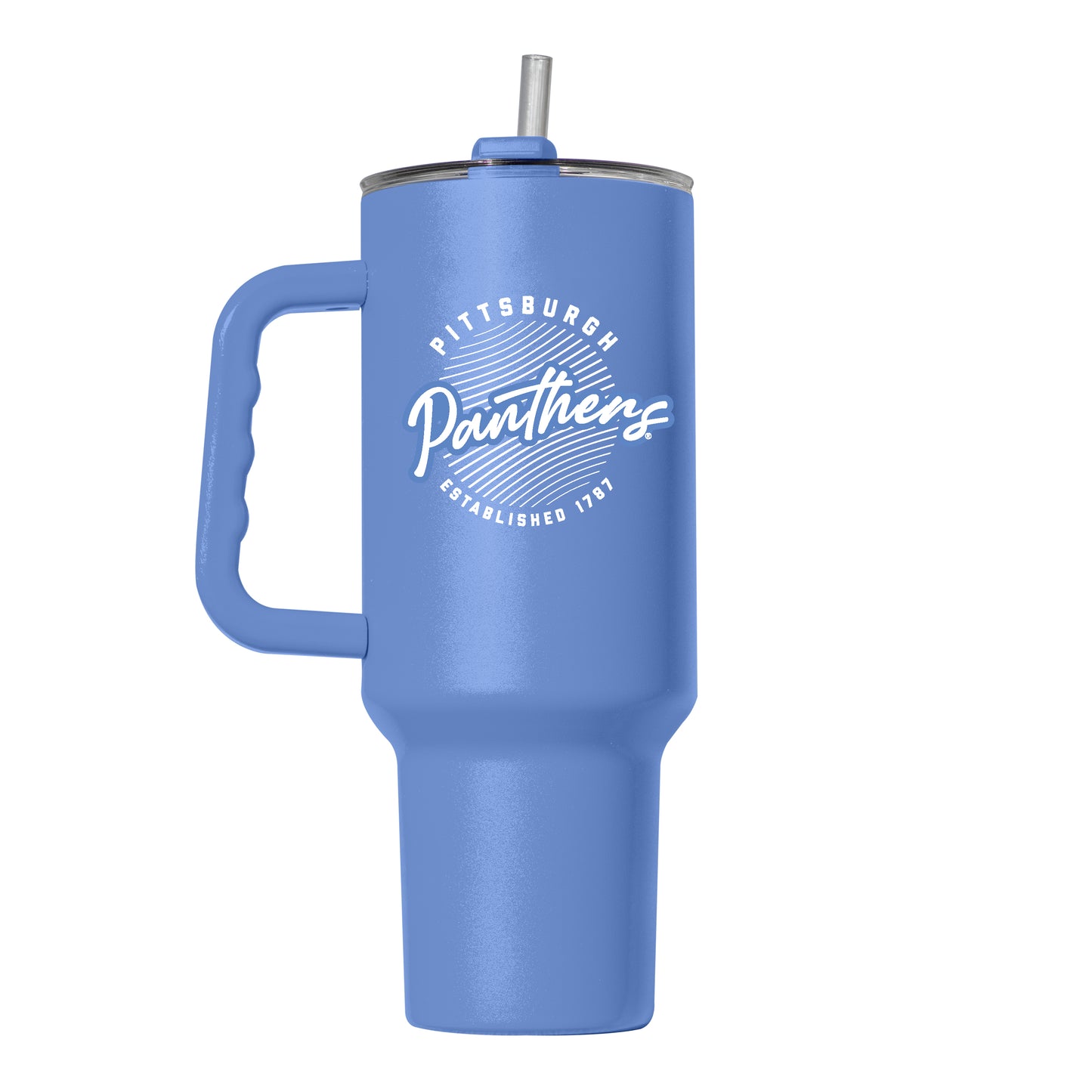 Pittsburgh 40oz Retro Script Powder Coat Tumbler
