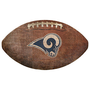 A vintage Los Angeles Rams football.