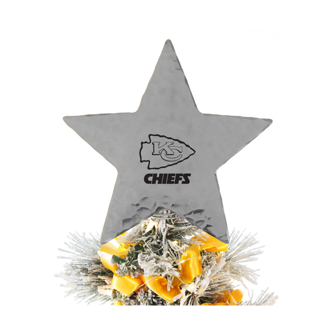 NFL Kansas City Chiefs Star Tree Topper
