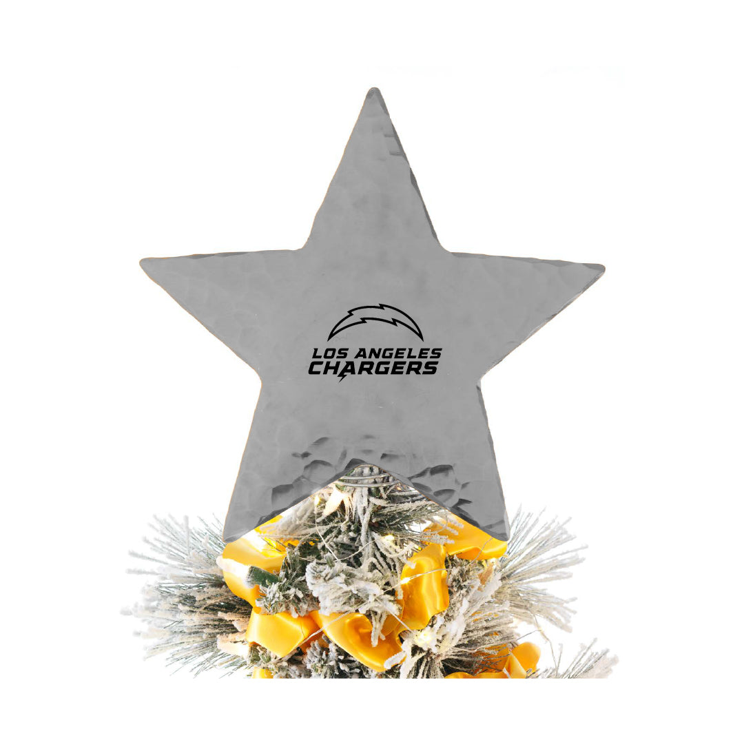 NFL Los Angeles Chargers Star Tree Topper