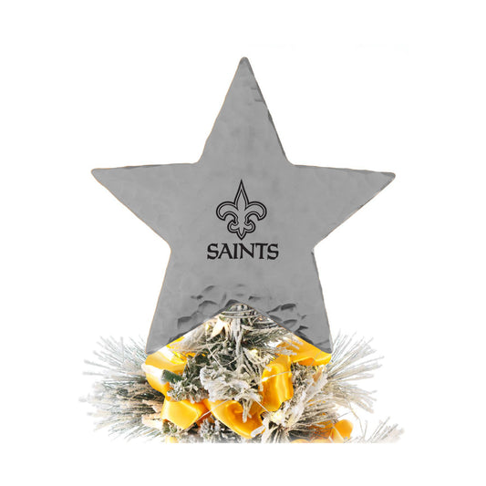 NFL New Orleans Saints Star Tree Topper