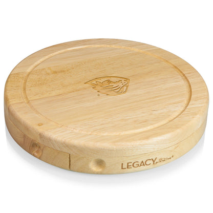 Oregon State Beavers - Brie Cheese Cutting Board & Tools Set