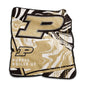 Purdue Swirl Raschel Throw