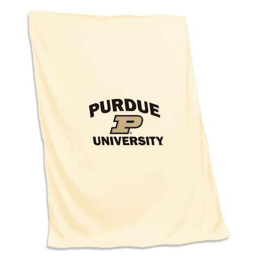 Purdue Screened Sweatshirt Blanket