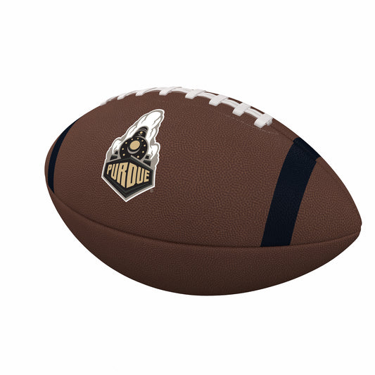 Purdue Team Stripe Official-Size Composite Football