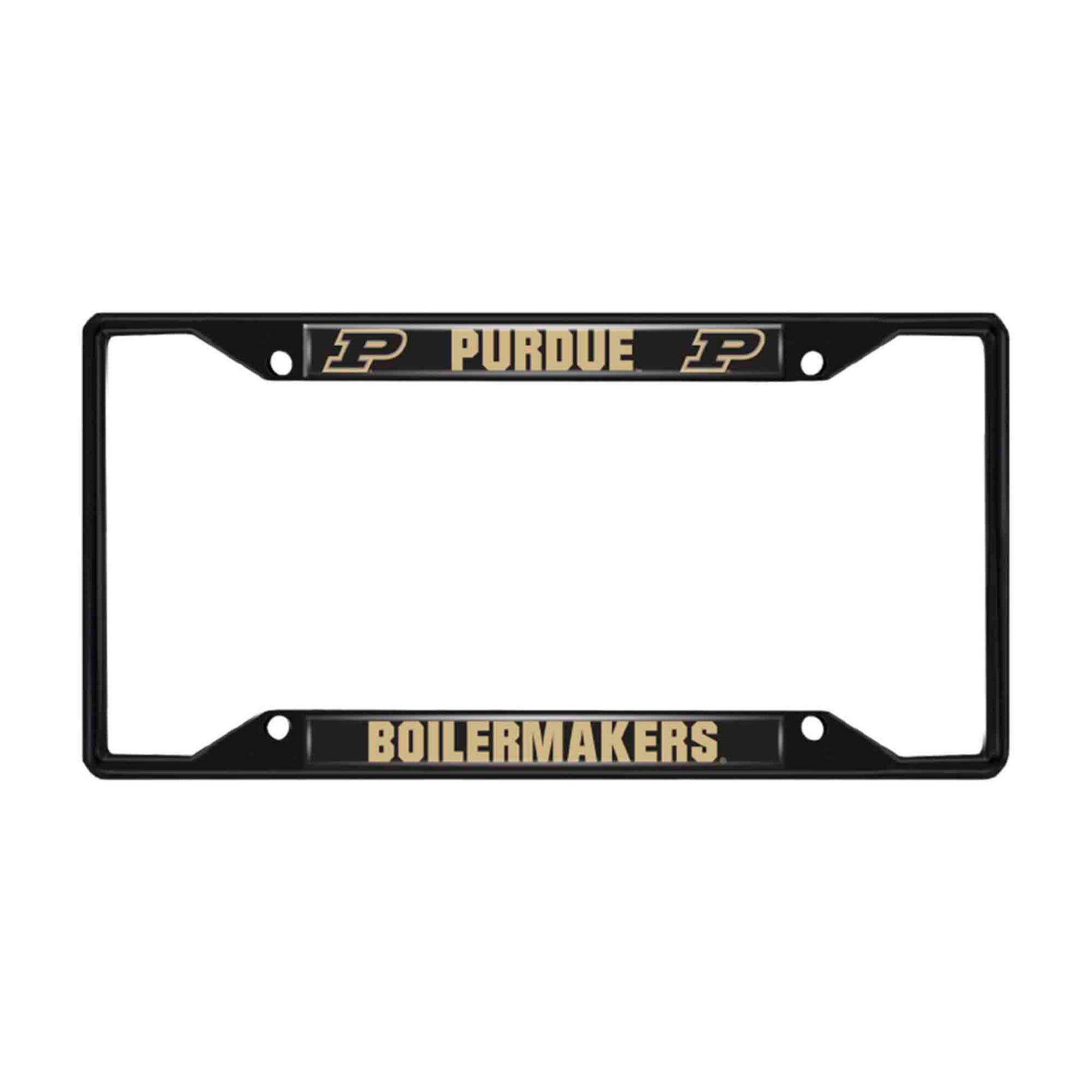 Purdue University Black License Plate Frame