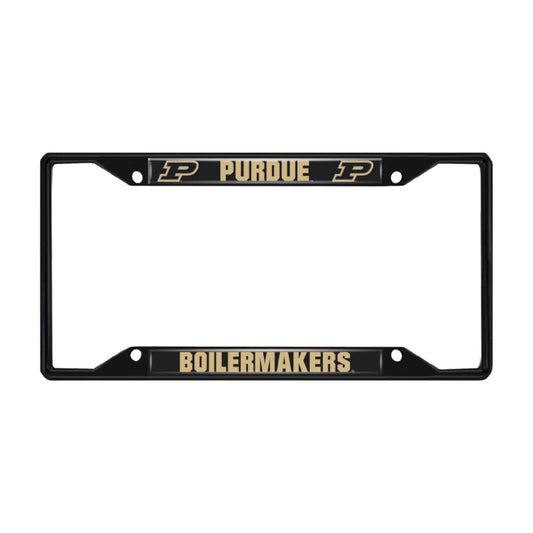Purdue University Black License Plate Frame