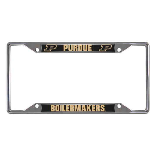 Purdue University Chrome License Plate Frame