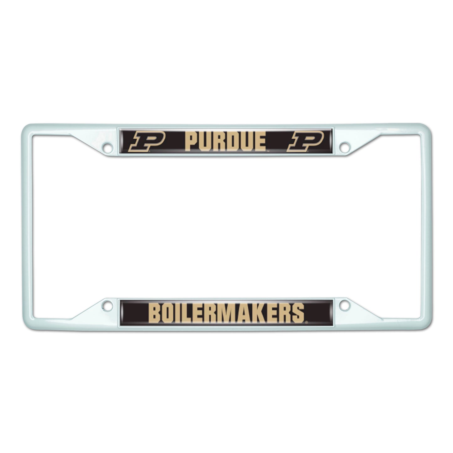 Purdue University-White License Plate Frame