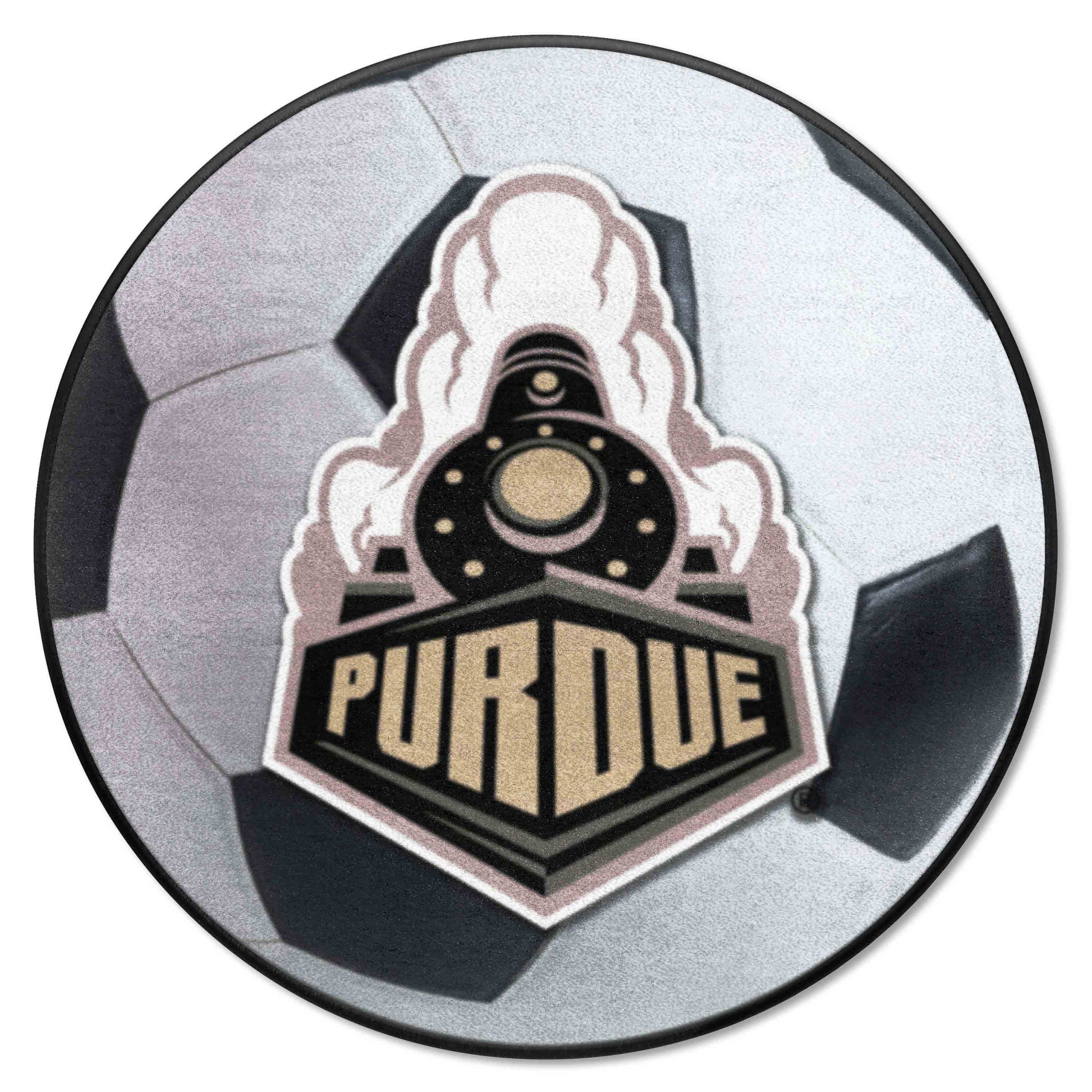 Purdue University Soccer Ball Mat