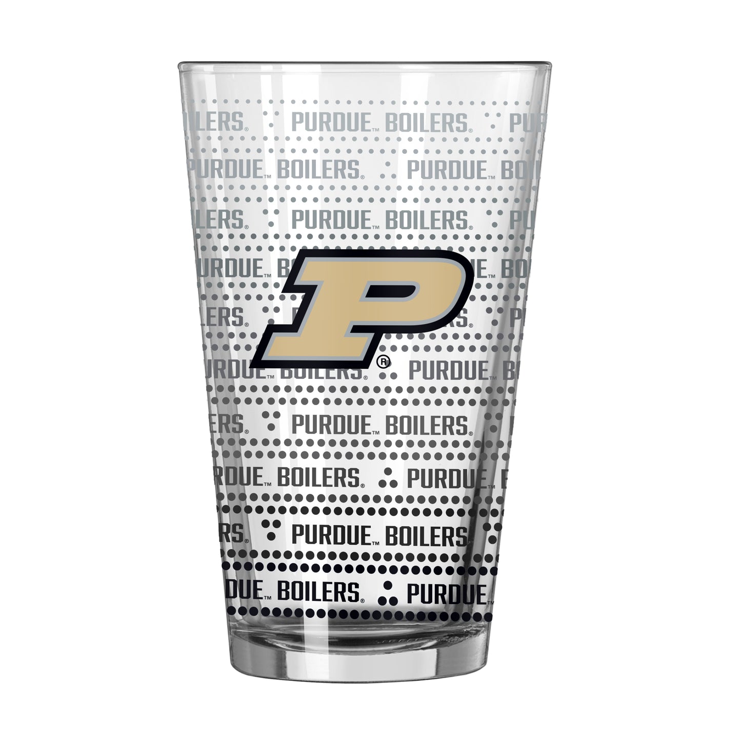 Purdue 16oz Chant Fade Pint Glass