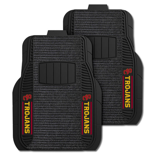 University of Southern Califor 2-pc Deluxe Car Mat Set