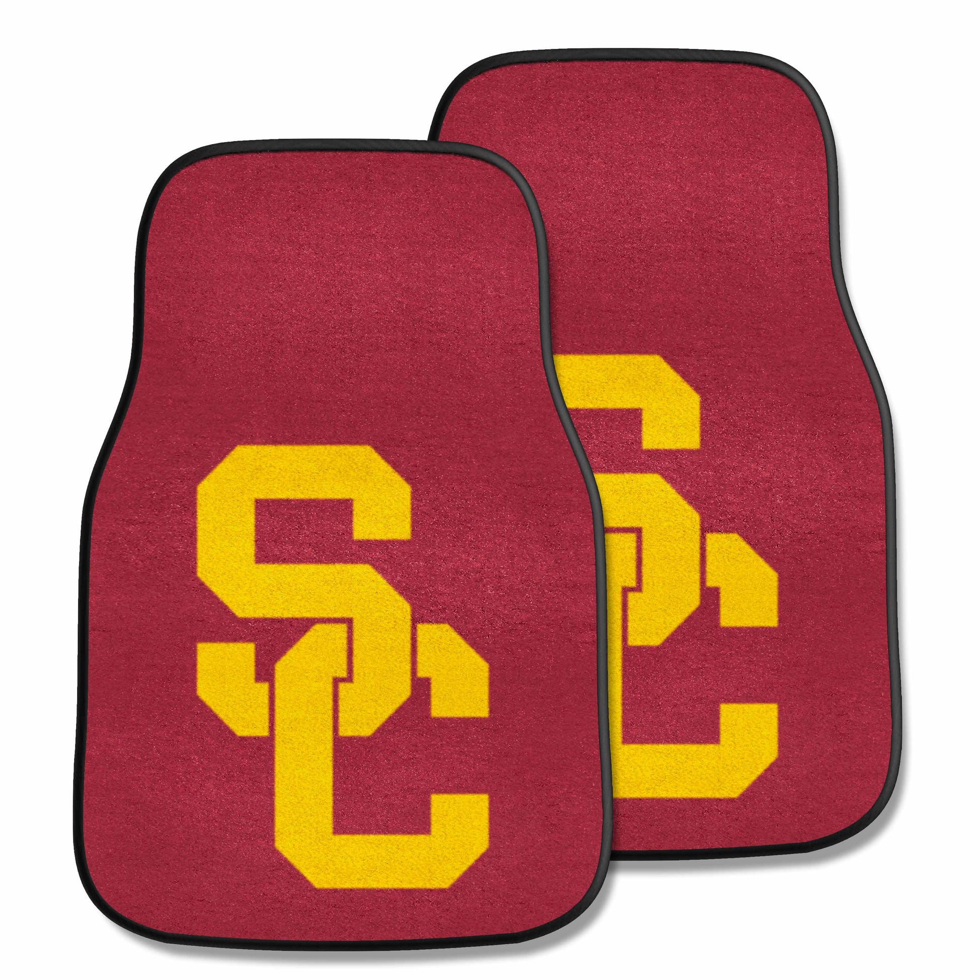 University of Southern Califor 2-pc Carpet Car Mat Set