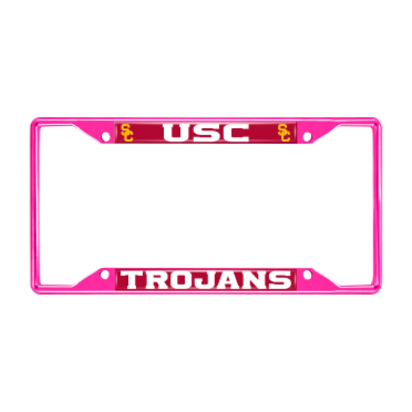 University of Southern California-Pink License Plate Frame