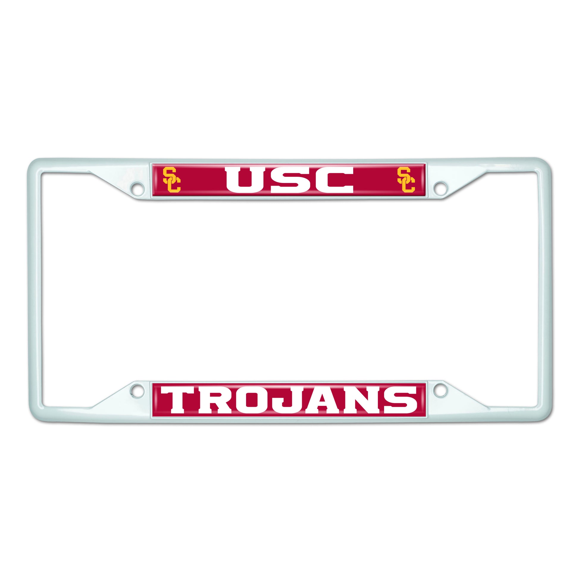 University of Southern California-White License Plate