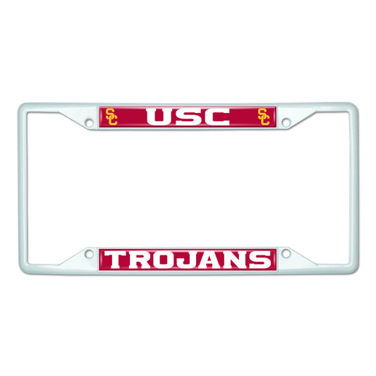 University of Southern California-White License Plate