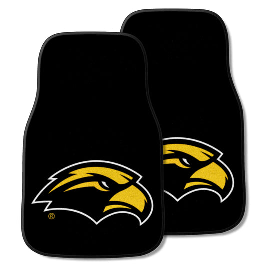 Univ of Southern Mississippi 2-pc Carpet Car Mat Set