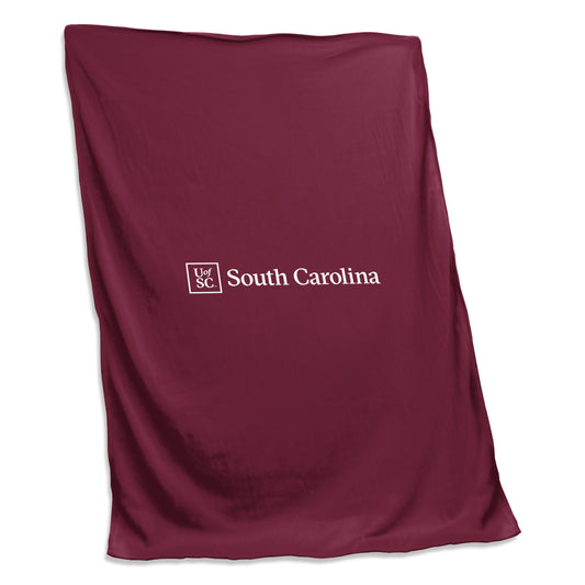 South Carolina Maroon Sweatshirt Blanket (Screened)